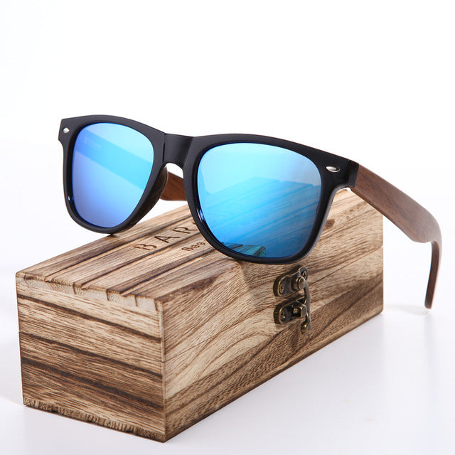 Barcur Design Polarized Wood Sunglasses