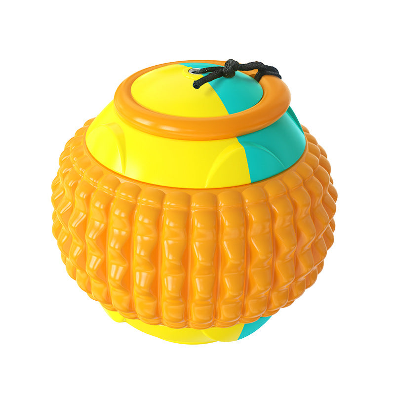 Pet Hand Throwing Ball Draw Rope