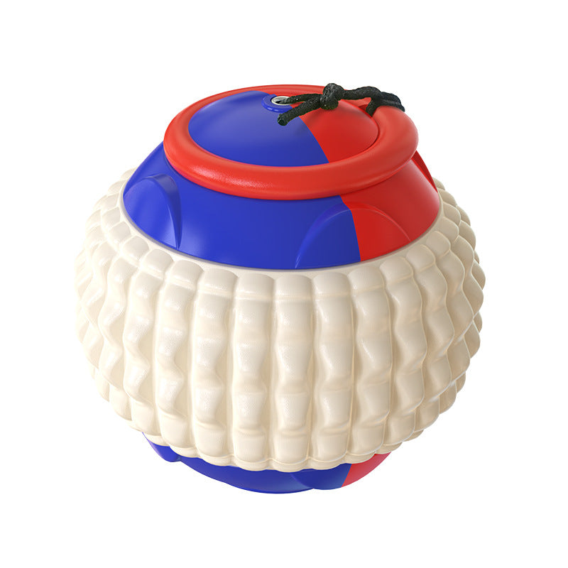 Pet Hand Throwing Ball Draw Rope